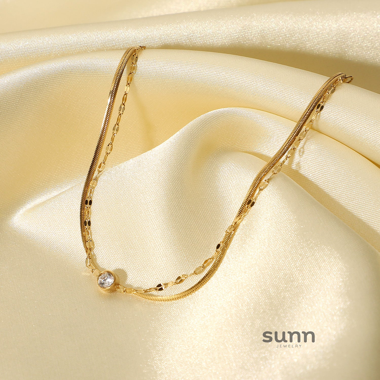 Emmi Layered Chain Bracelet [QYZWL5VC]