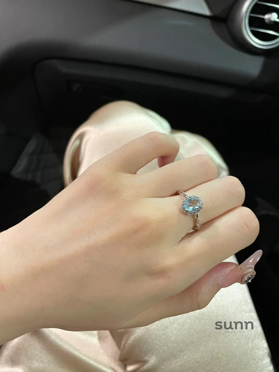Emmylou Sparkling Topaz Ring