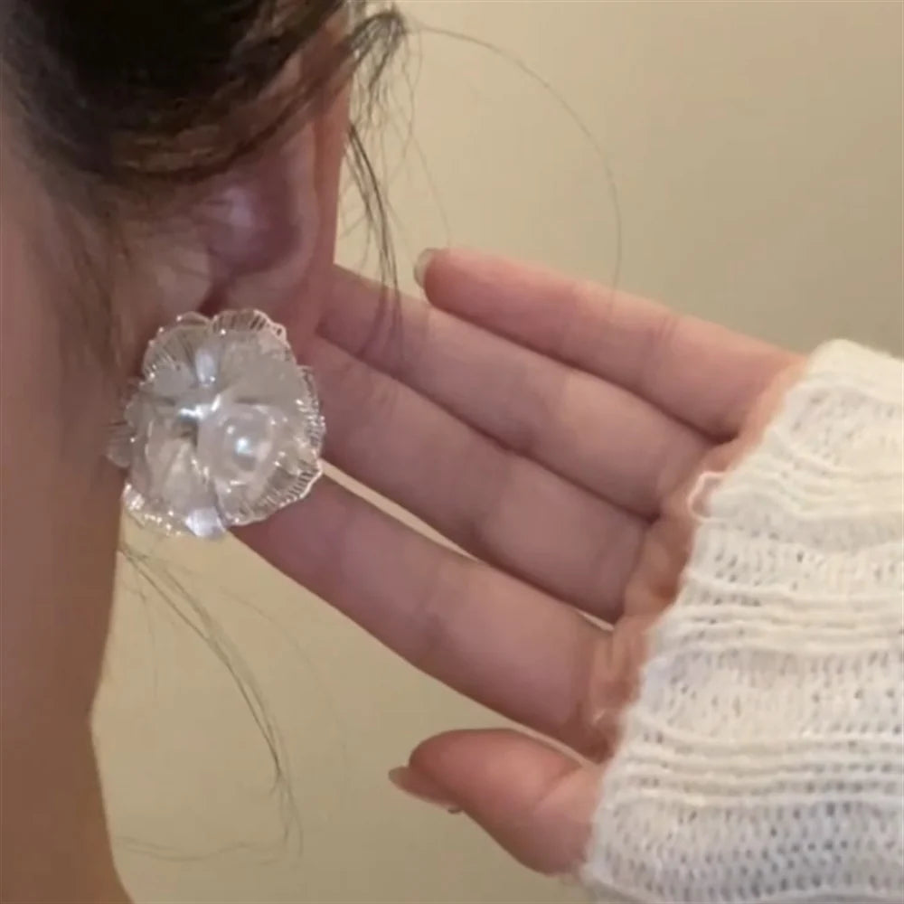 Emori Floral Pearl Studs