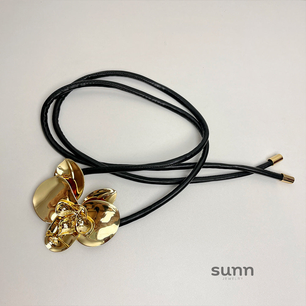 Emorie Tulip Faux Leather Belt [XBXTXBTQ]