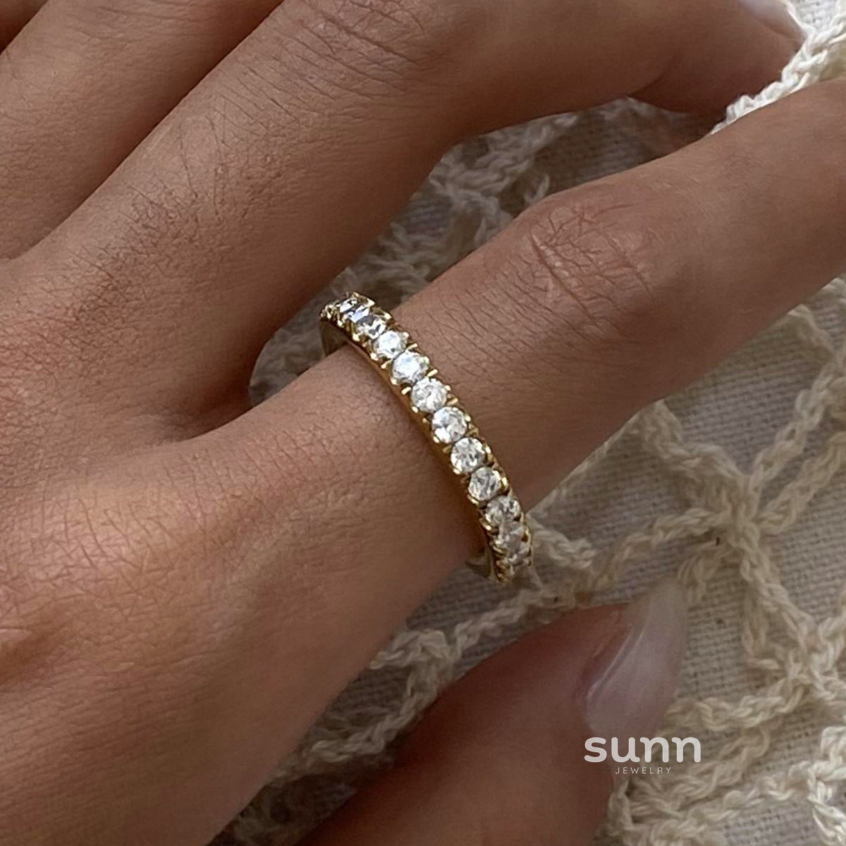 Emory Geometric Zircon Ring [296AVCG9]