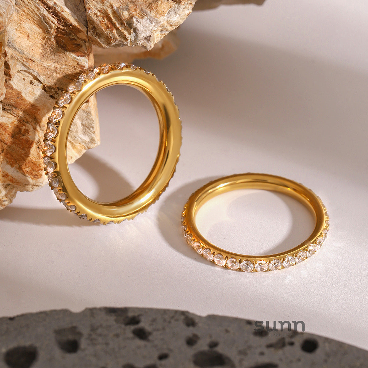 Emory Geometric Zircon Ring [H7EJ3AWT]