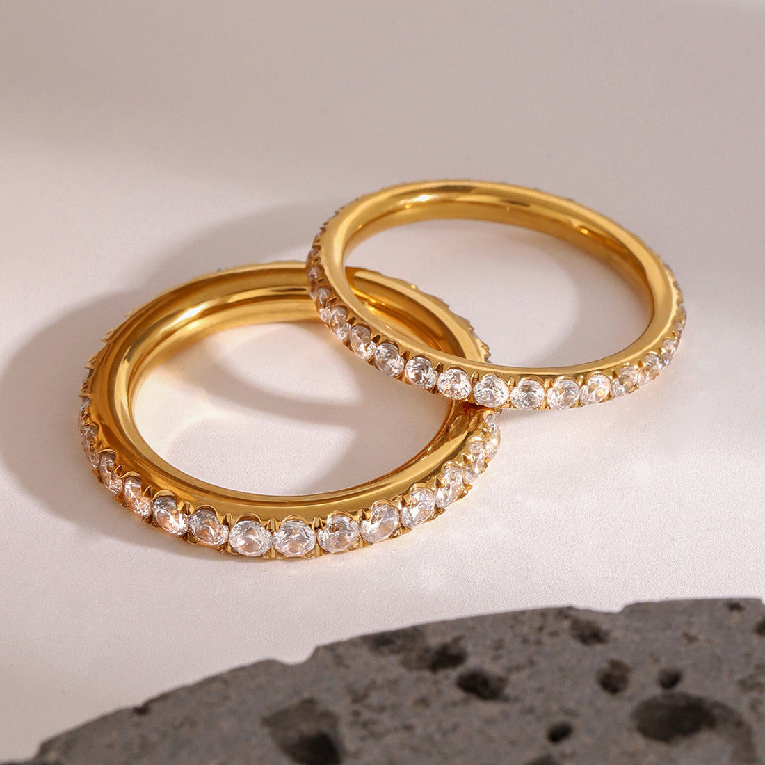 Emory Geometric Zircon Ring [TK7FO70I]