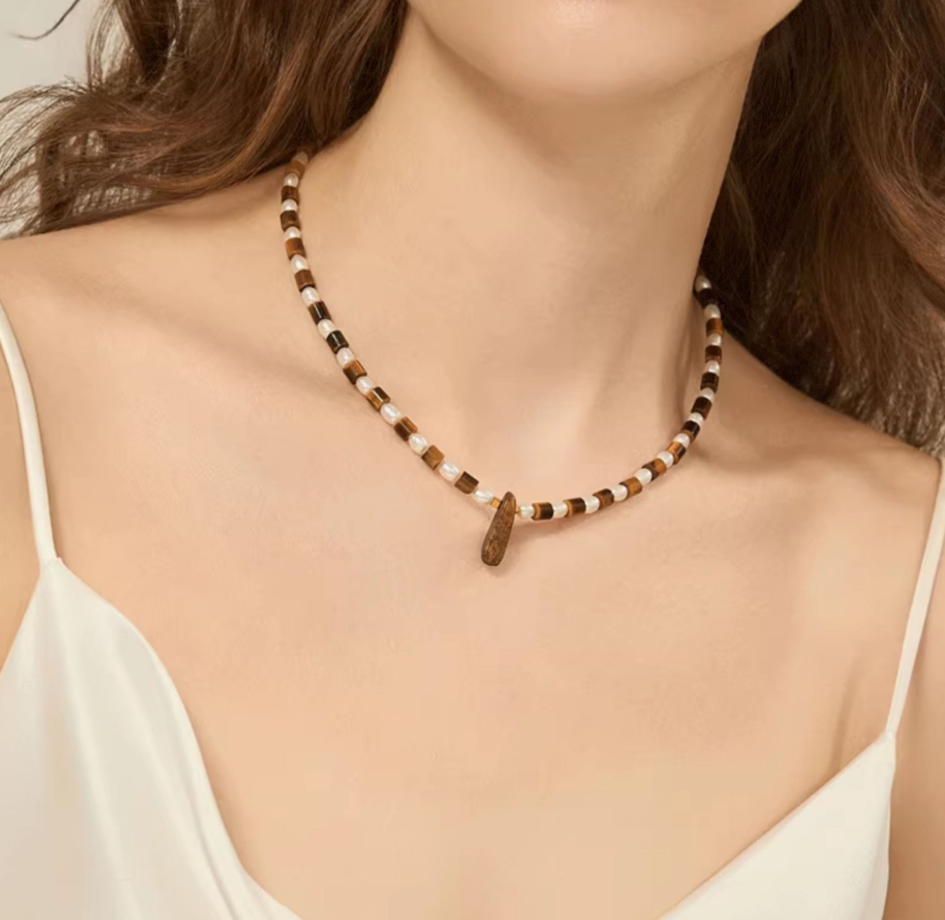 Emory Maillard Pearl Beaded Necklace [NRYMDTY5]