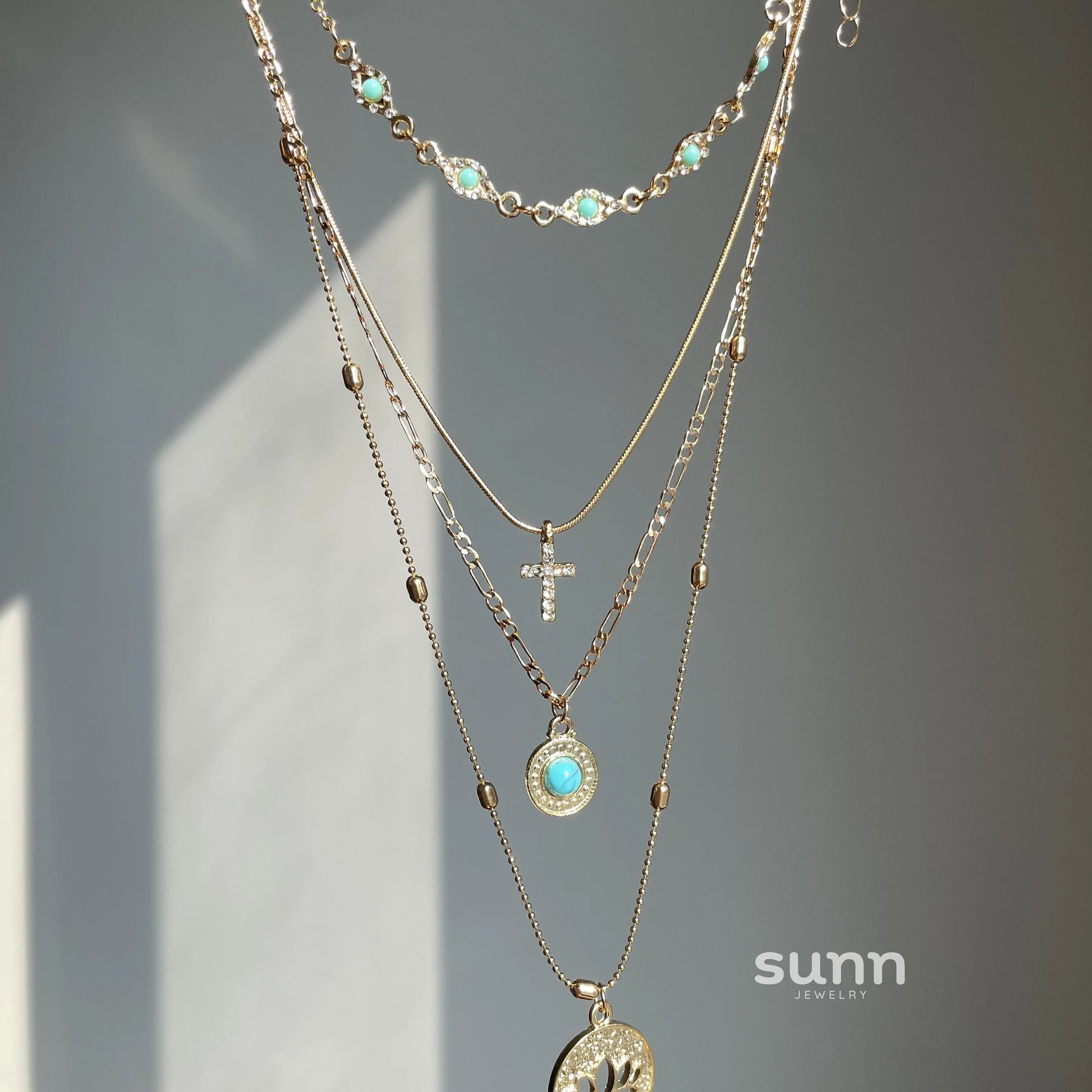 Empress Star Beach Layered Necklace