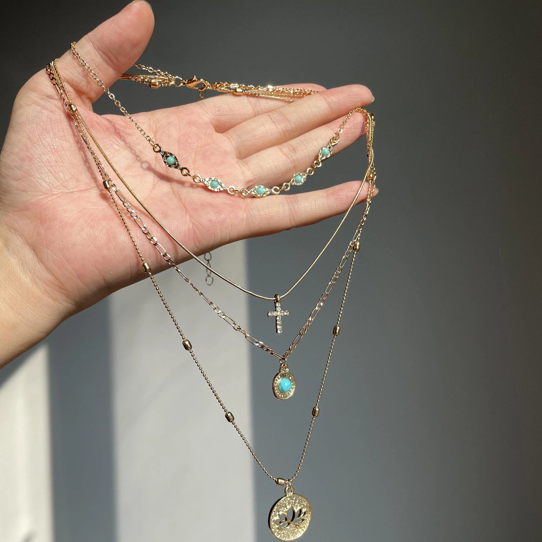 Empress Star Beach Layered Necklace