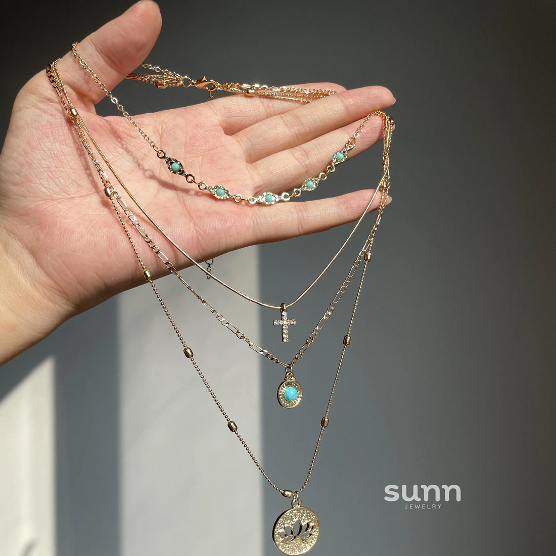 Empress Star Beach Layered Necklace