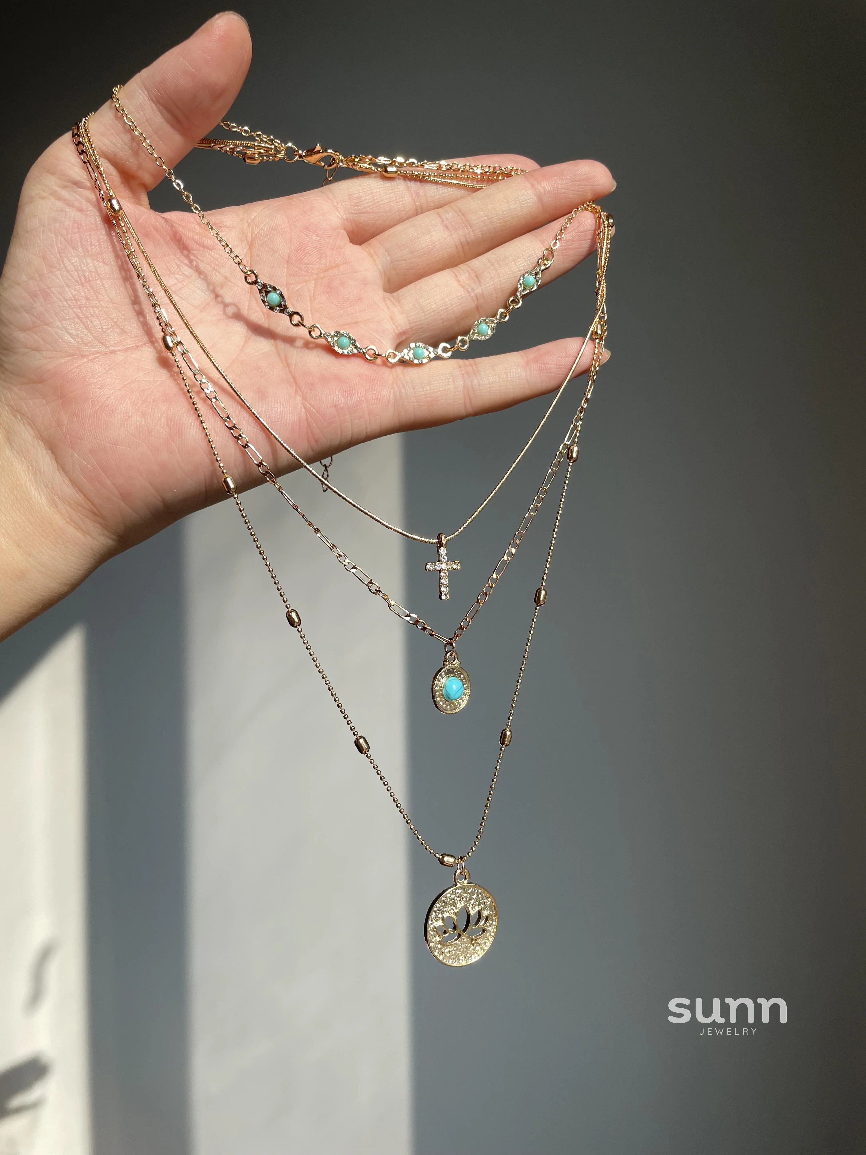 Empress Star Beach Layered Necklace