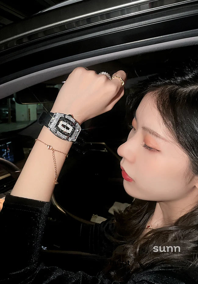 Emryn Crystal Barrel Watch