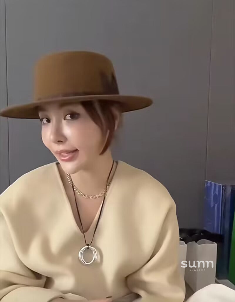 Emryn Cutout Ring Necklace [5740TJUJ]