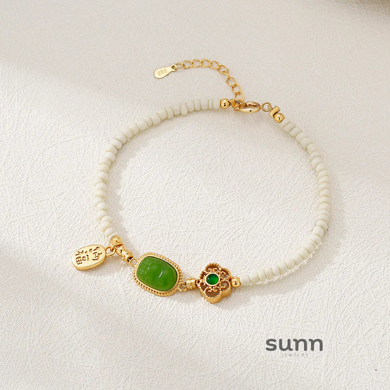 Eniola Verdant Pixiu Charm Bracelet