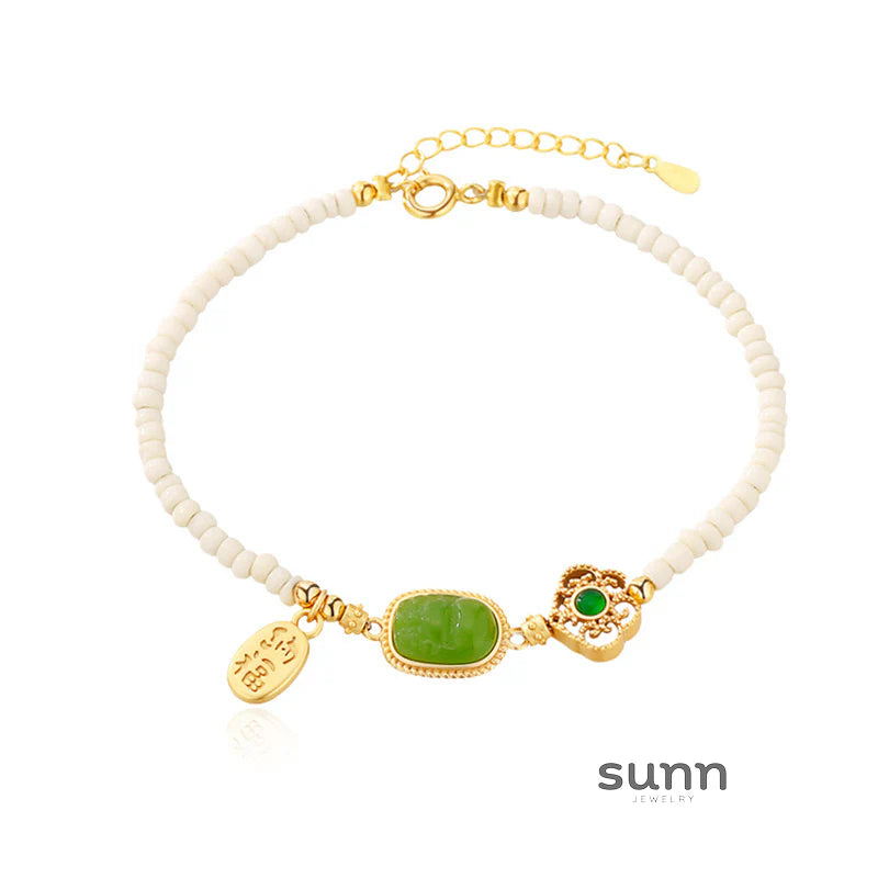 Eniola Verdant Pixiu Charm Bracelet