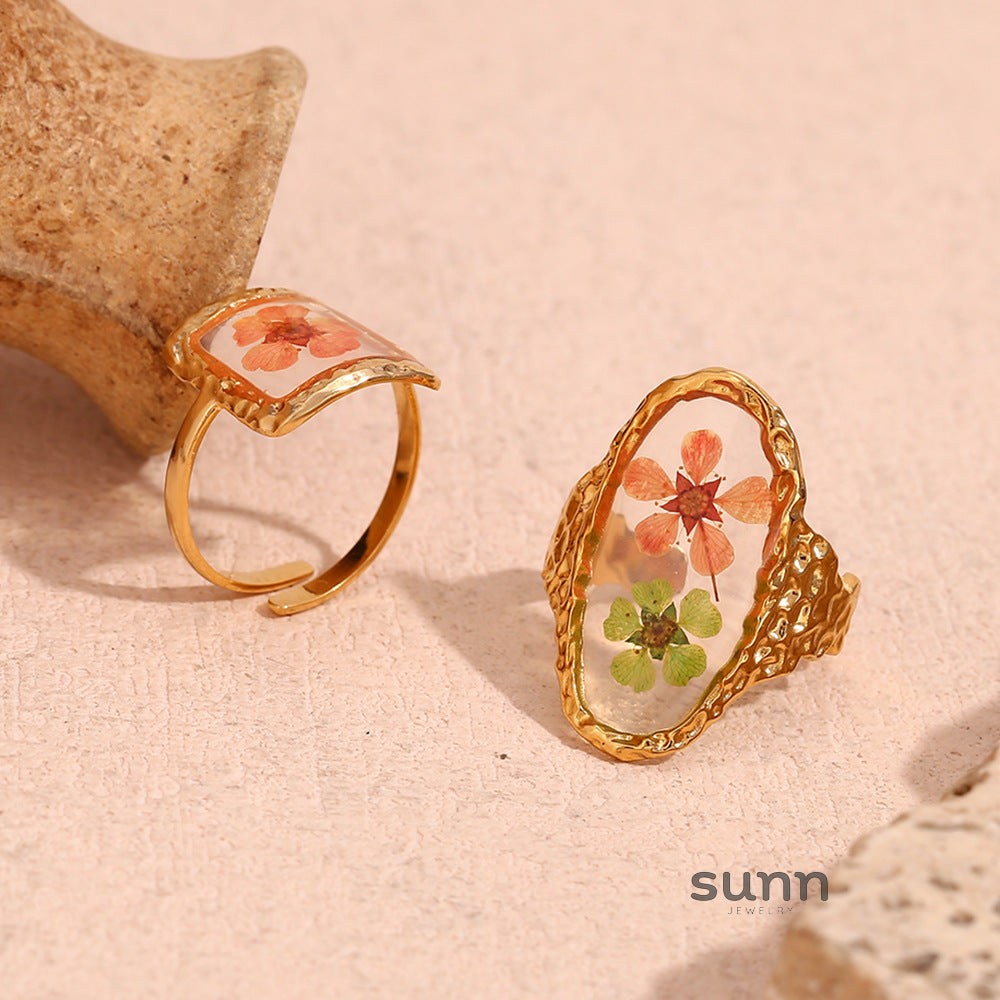 Eniola Vintage Gold Flower Ring [MVTNY7QU]