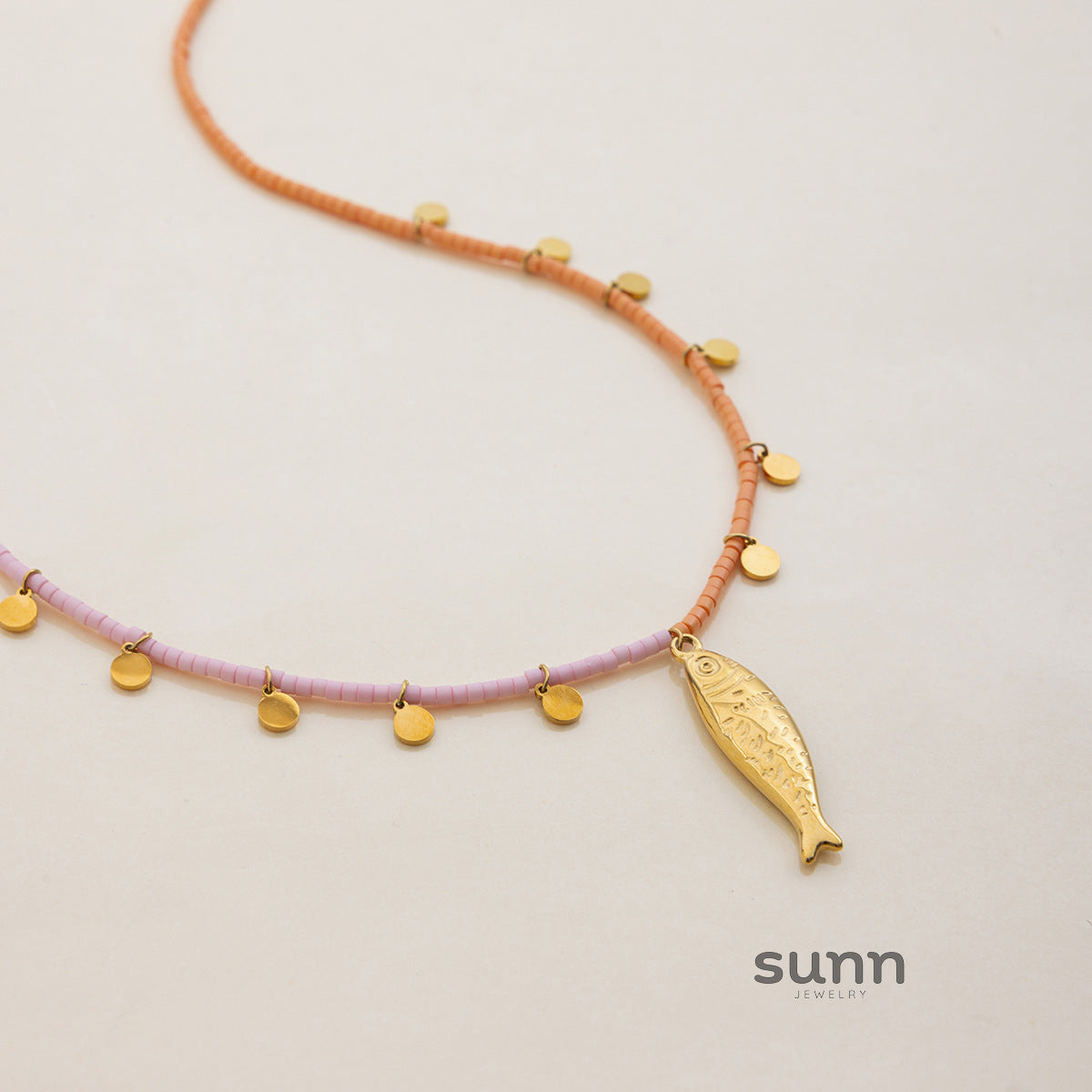Erielle Stainless Fish Necklace [6BEOSZXL]