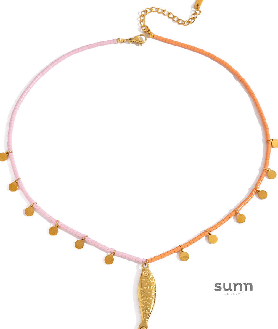 Erielle Stainless Fish Necklace [3WP1AQIW]
