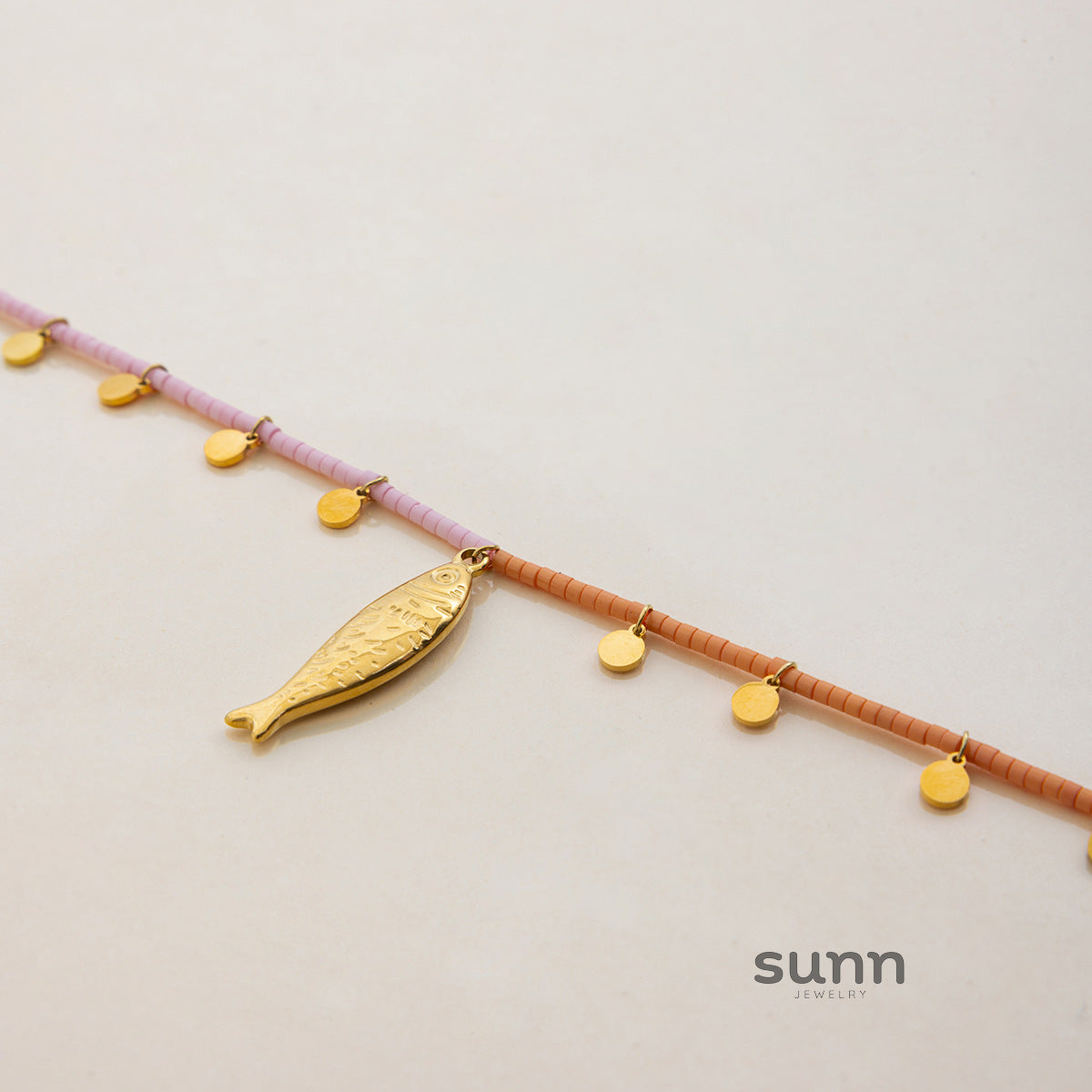 Erielle Stainless Fish Necklace [MEK8UKT7]