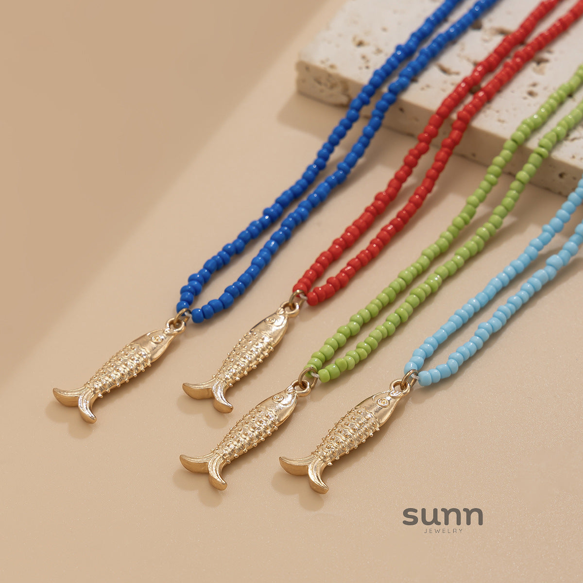 Erykah Ocean Layered Necklace [8QFLEFFV]