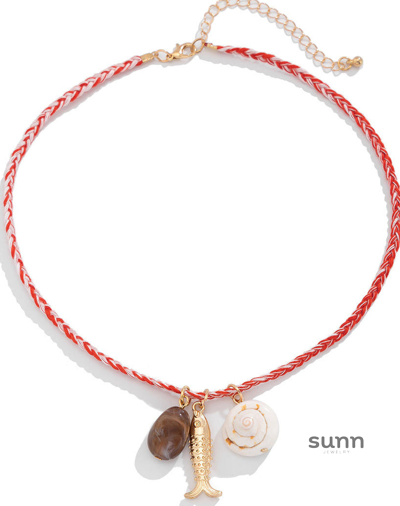 Erykah Ocean Layered Necklace [UVJZ3XVT]