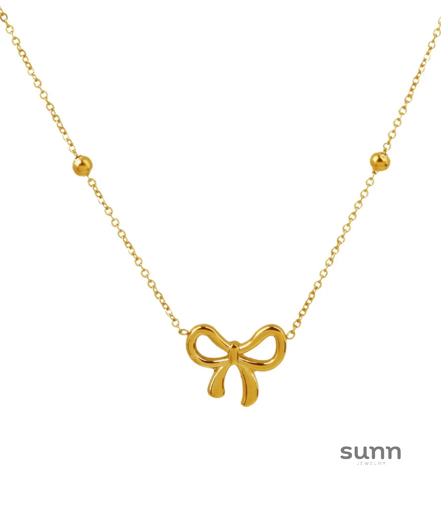 Eshal Dainty Bowknot Choker
