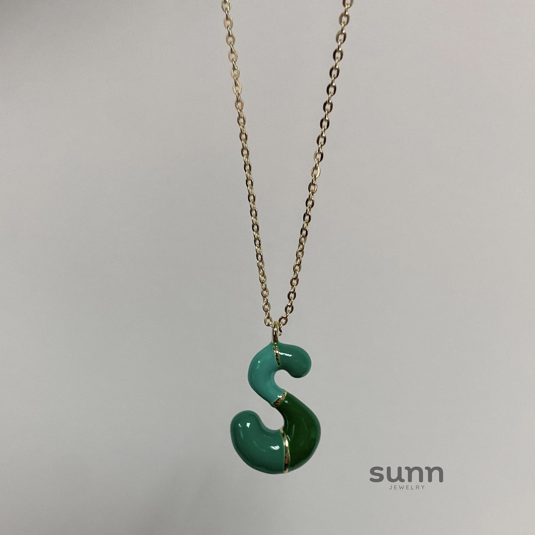 Esmae Bubble Initial Necklace [N9P45DAU]