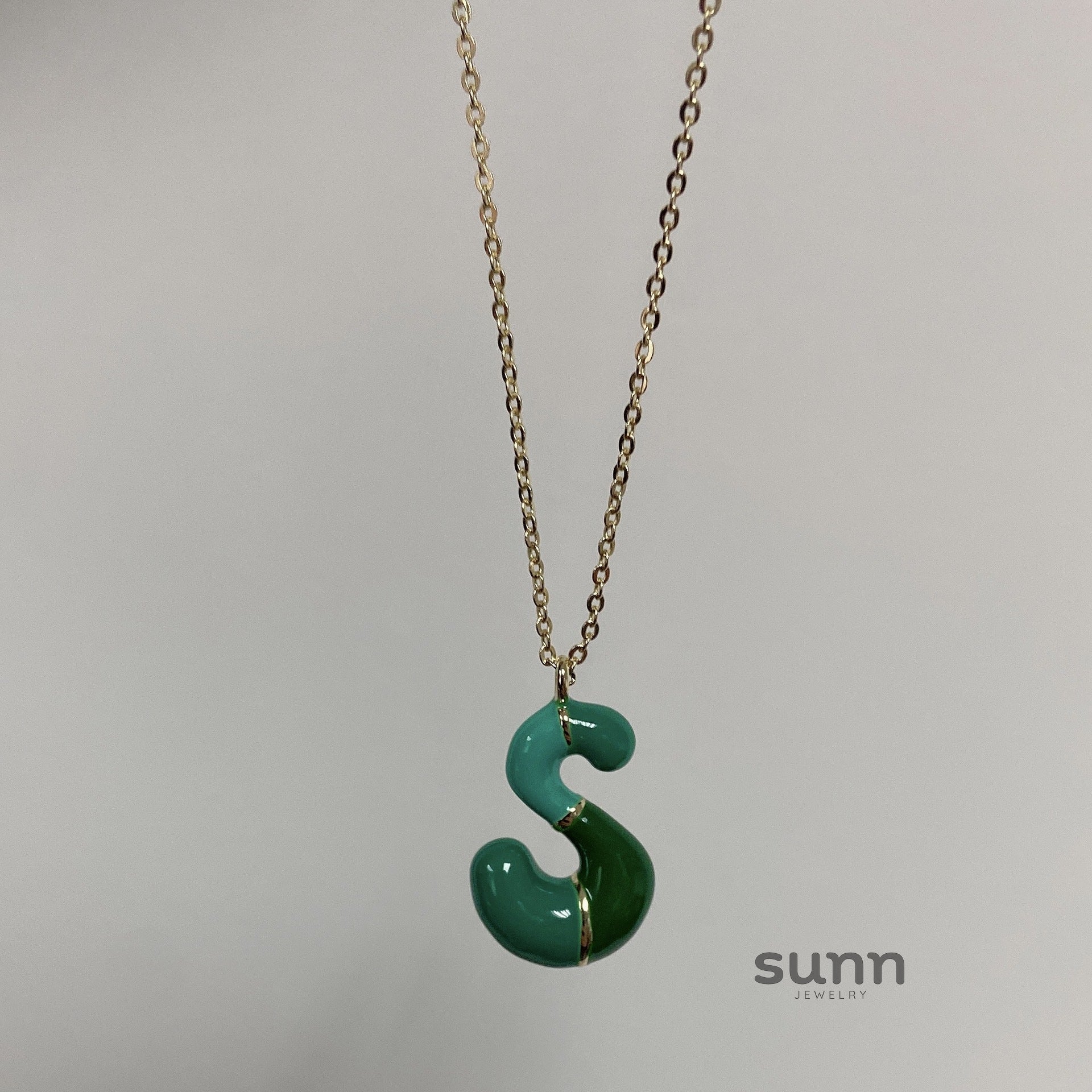 Esmae Bubble Initial Necklace [55GYJAB5]