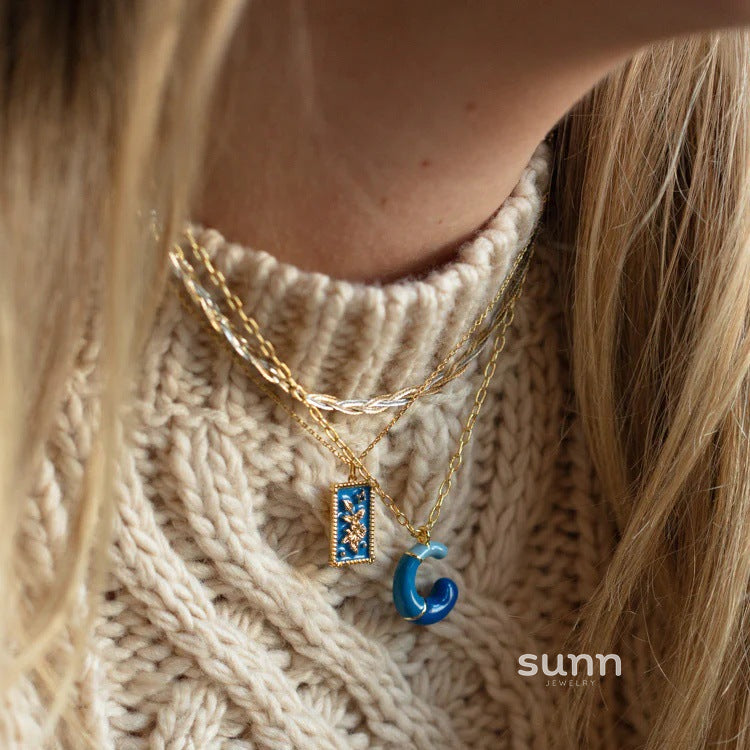 Esmae Bubble Initial Necklace [ZOFRHH1E]