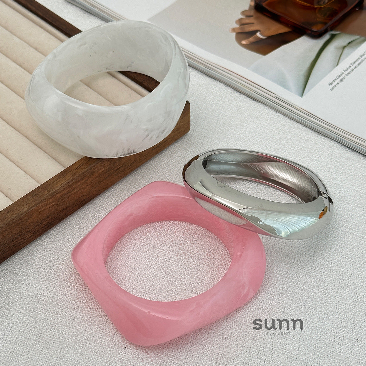 Esme Chunky Swirl Bangle [FPK32MJD]