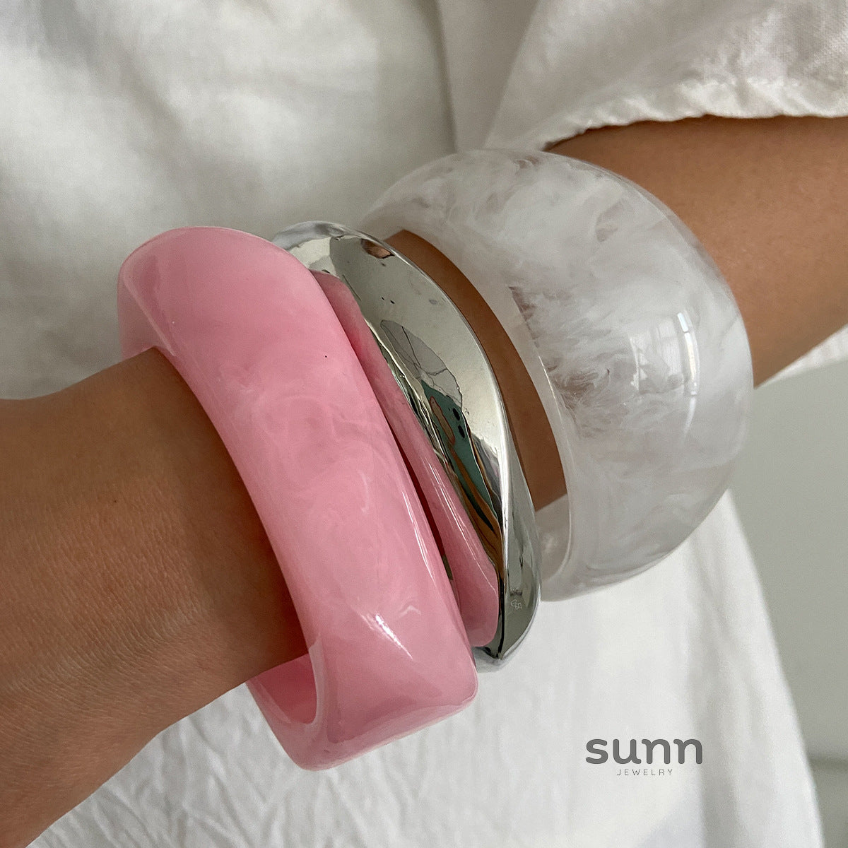 Esme Chunky Swirl Bangle [R2M8X2AR]