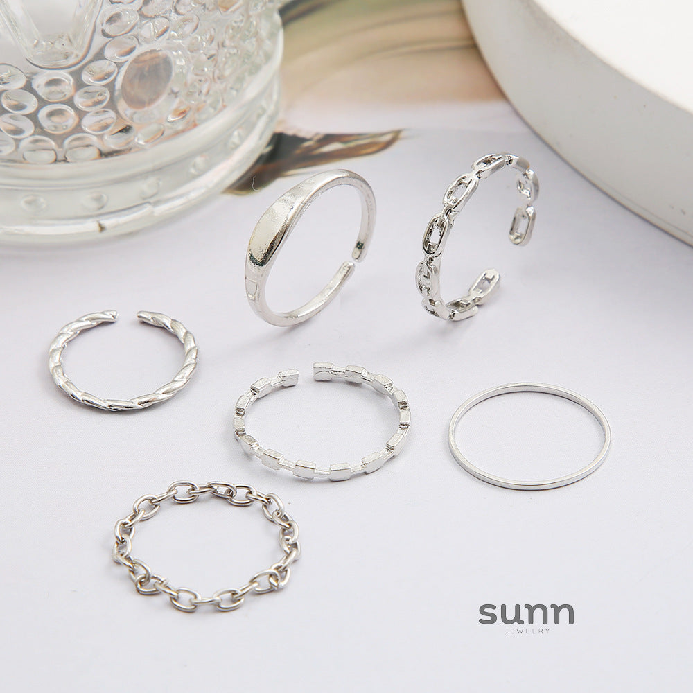 Esme Nautical Ring Set [0JOCCSSJ]