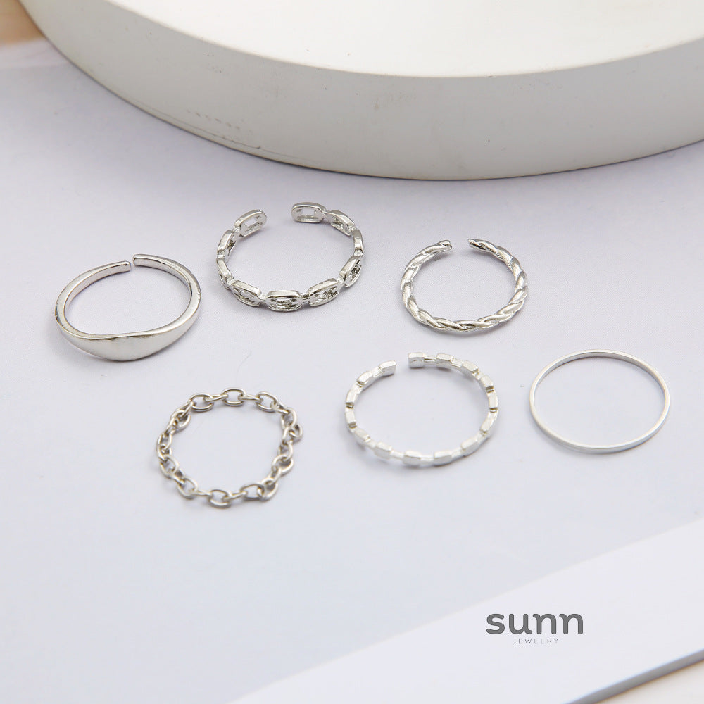 Esme Nautical Ring Set [OTGLC1RF]