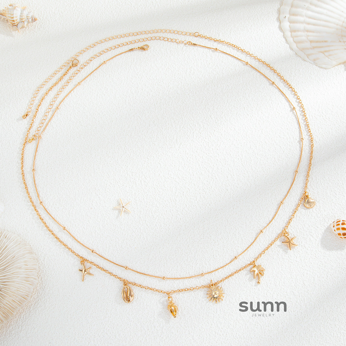 Esty Pearl Starfish Waist Chain [U8AZ18Z5]