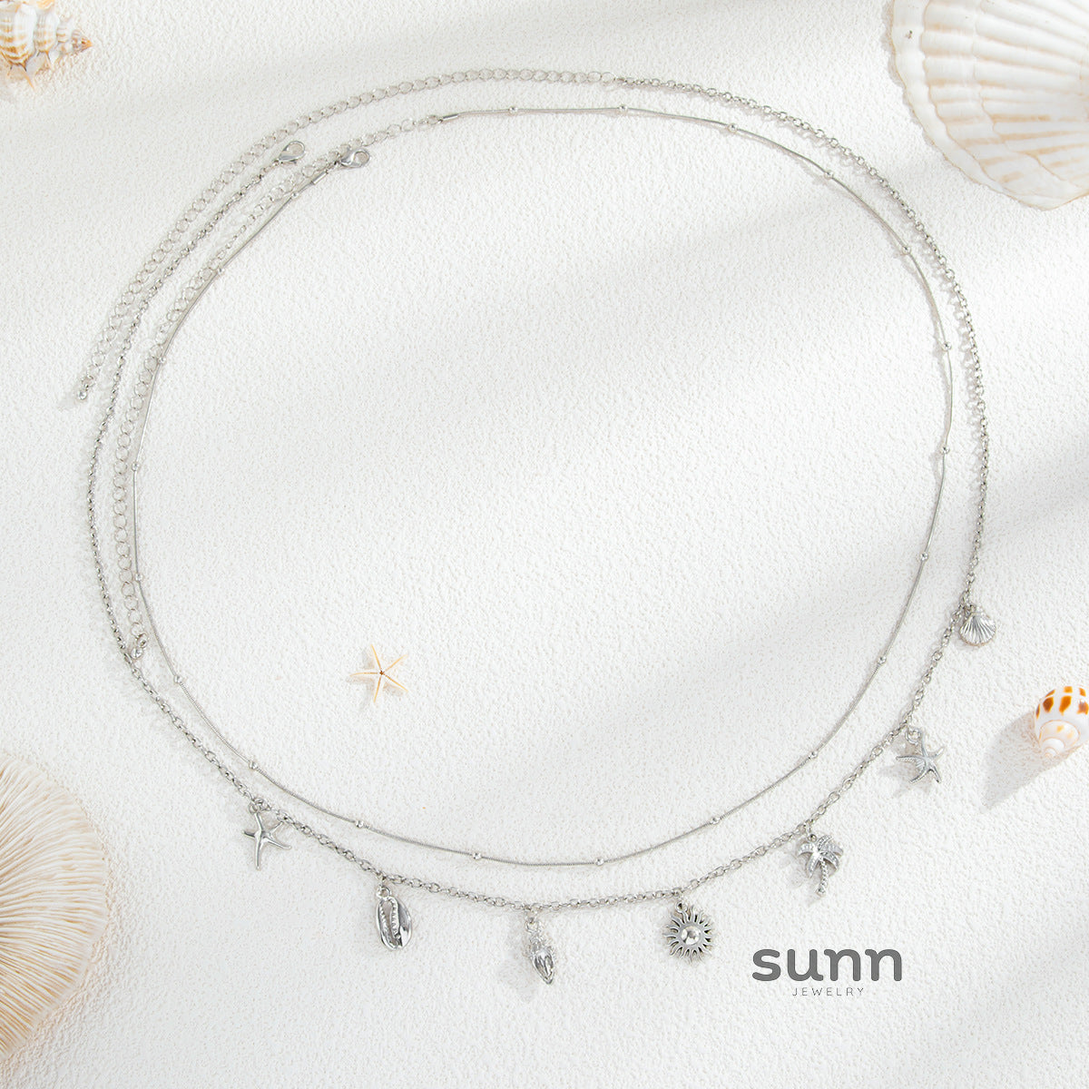 Esty Pearl Starfish Waist Chain [YI2WUZ14]