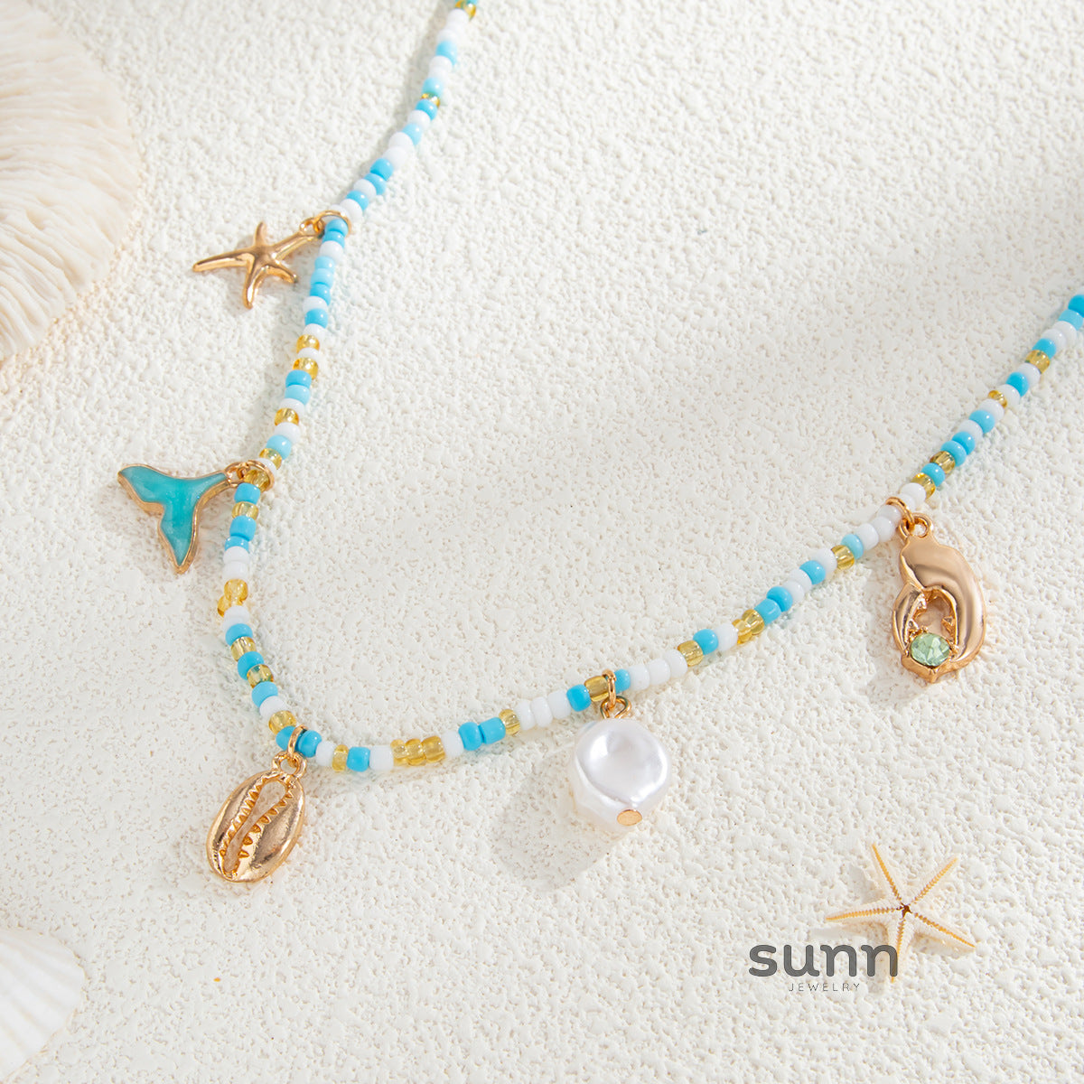 Esty Pearl Starfish Waist Chain [NNYHZ65J]