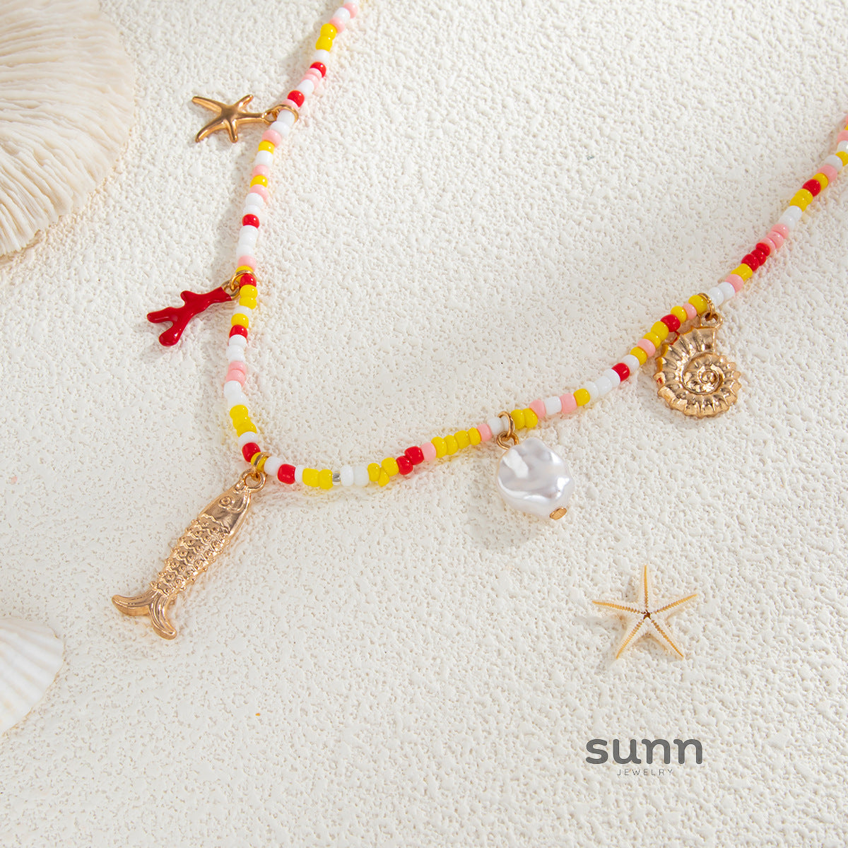 Esty Pearl Starfish Waist Chain [N62BI9VK]