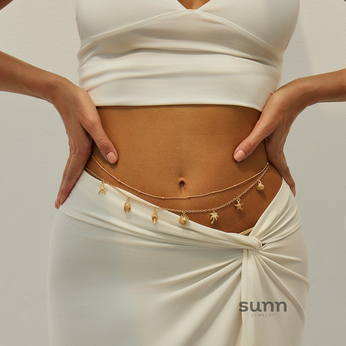 Esty Pearl Starfish Waist Chain [SXX5BEFS]