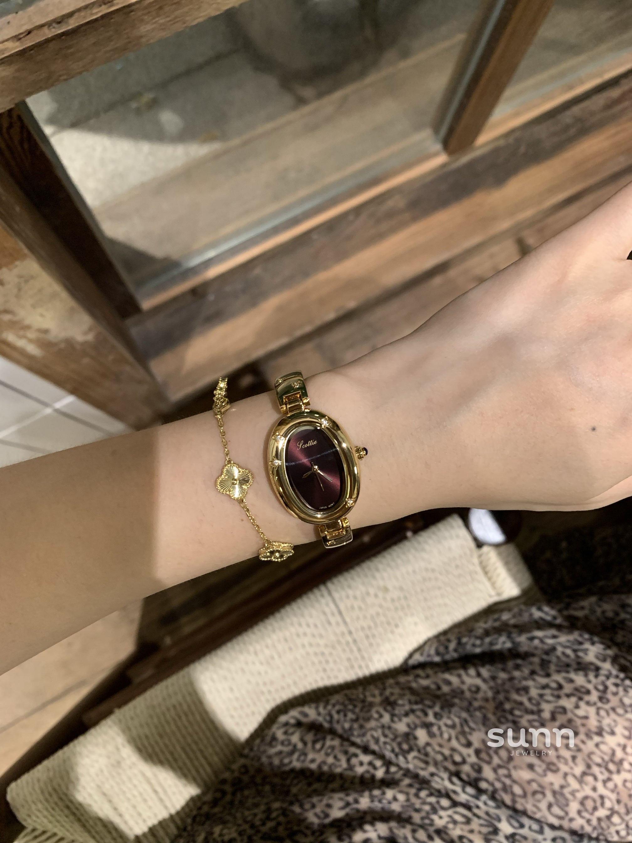 Ethel Ruby Diamond Bracelet Watch [IHZC9IHO]