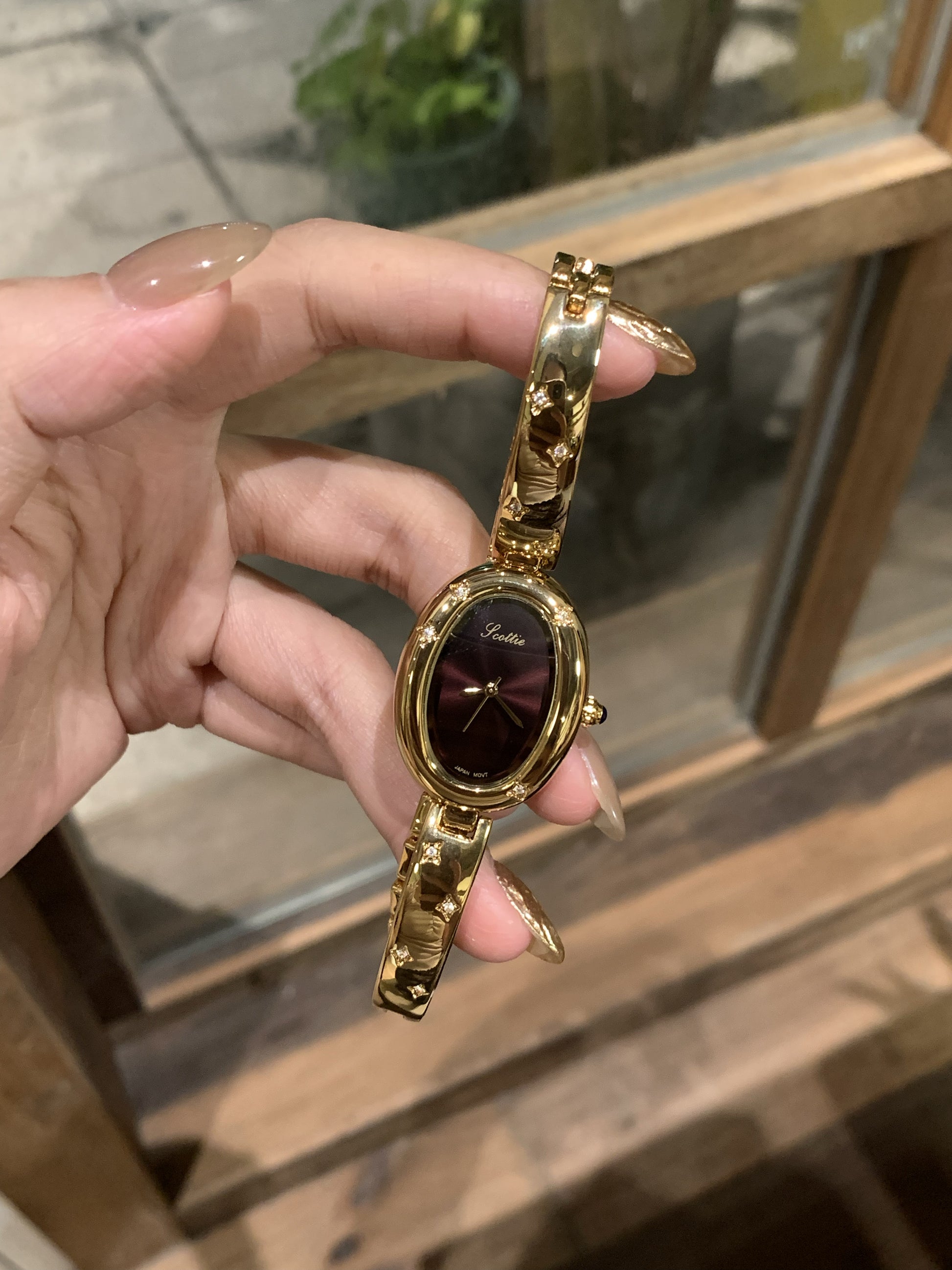 Ethel Ruby Diamond Bracelet Watch [DKNN3DQ4]