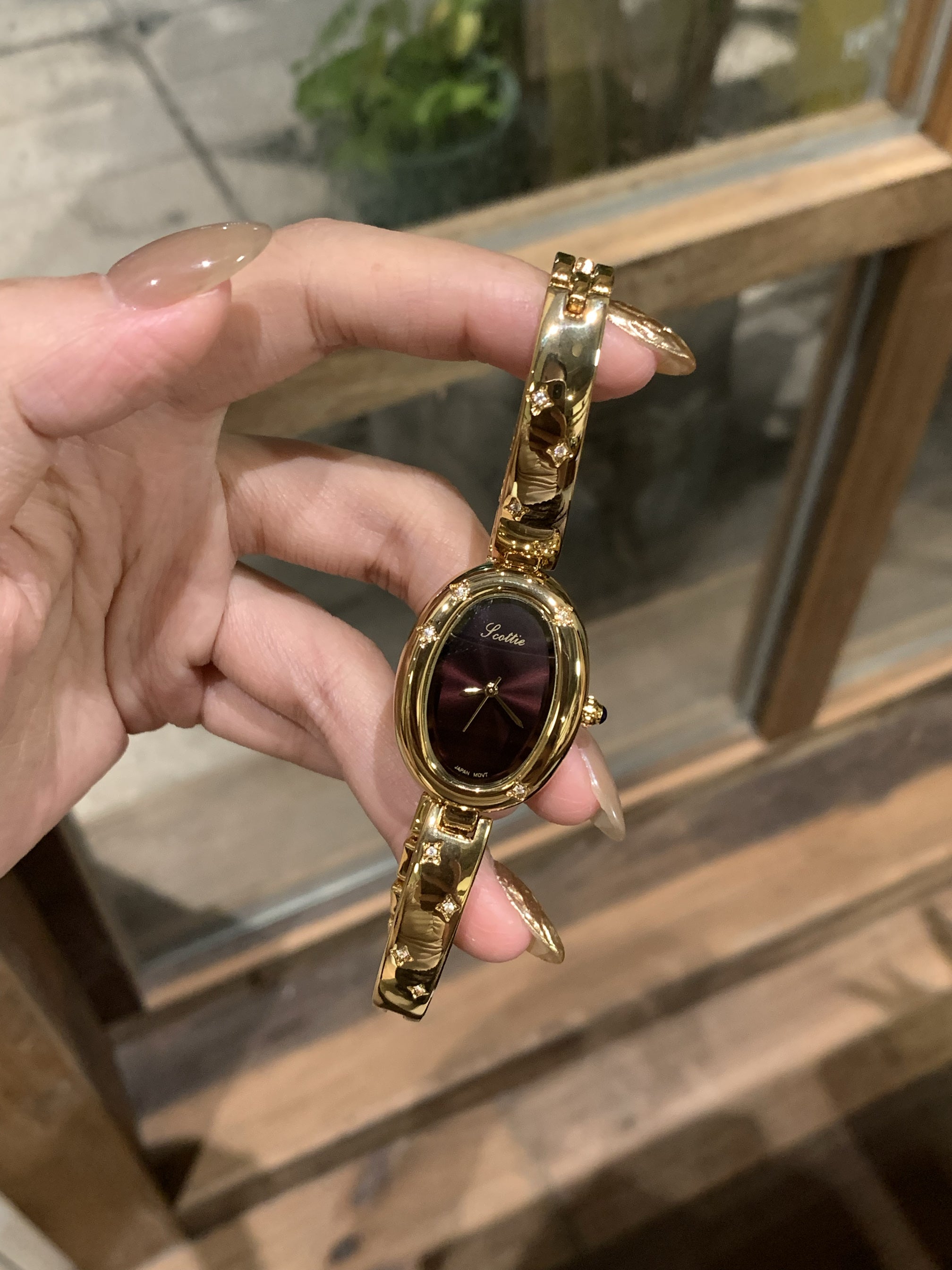 Ethel Ruby Diamond Bracelet Watch [DKNN3DQ4]