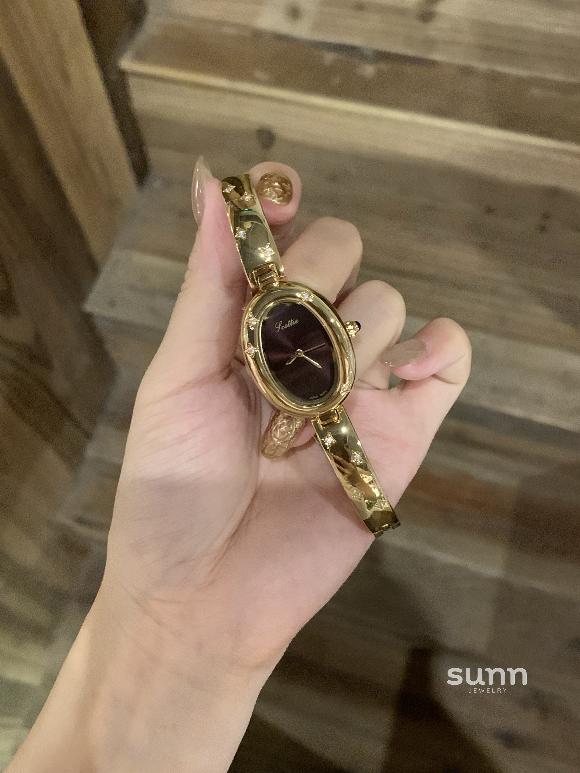 Ethel Ruby Diamond Bracelet Watch [KYZ6Y2K9]