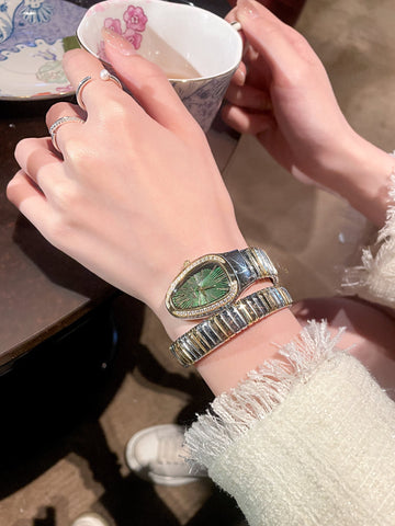 Etta Serpentine Rhinestone Watch
