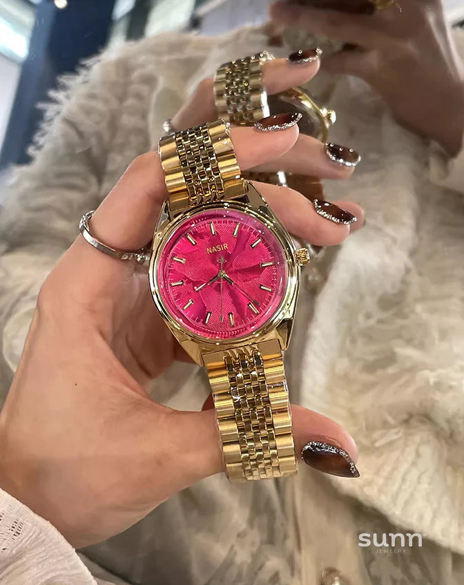 Evalee Large Dial Quartz Watch