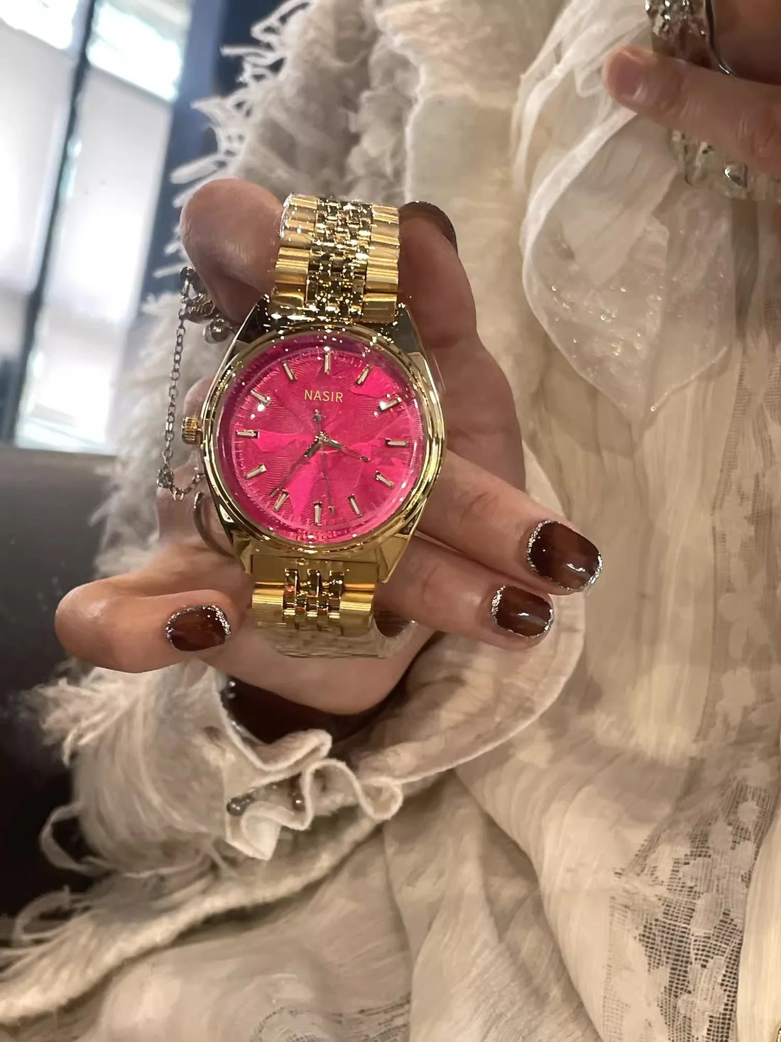 Evalee Large Dial Quartz Watch