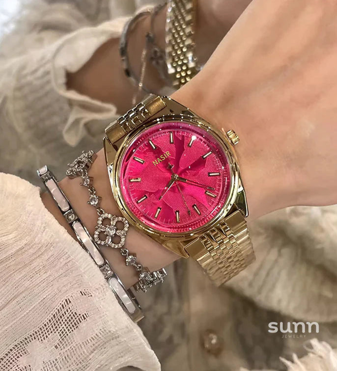 Evalee Large Dial Quartz Watch