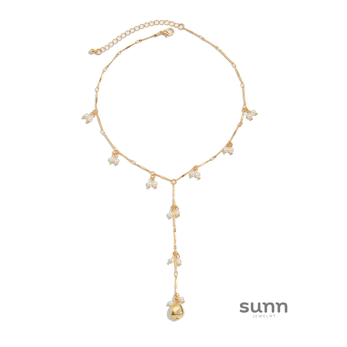 Evalyn Pearl Heart Pendant Necklace [X17JNICD]