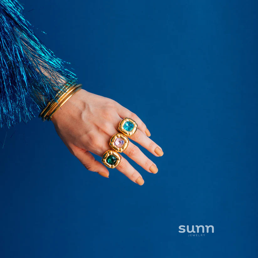 Evamarie Zircon Stackable Rings [2ZWGG6IW]
