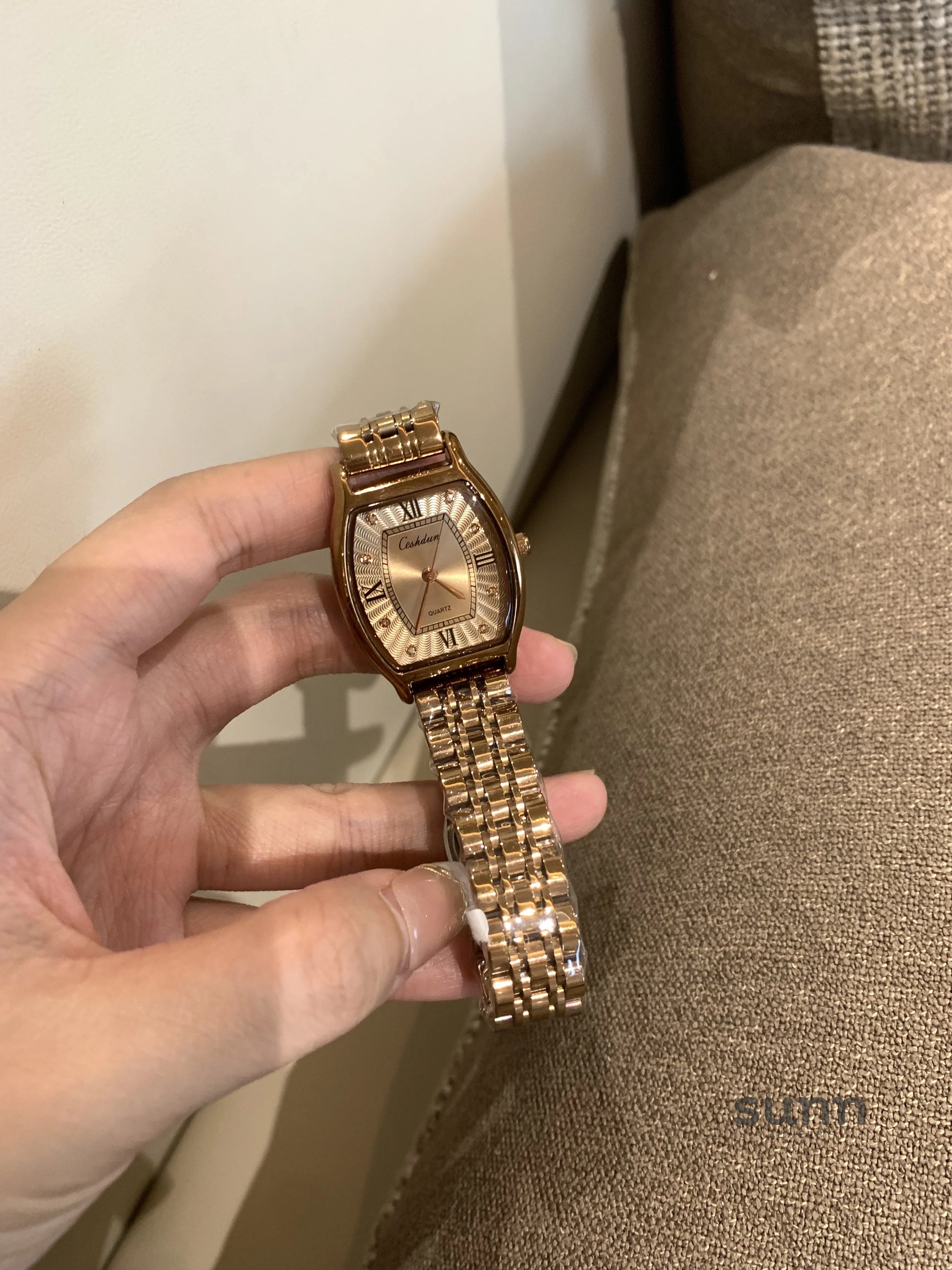 Evangeline Minimalist Square Watch