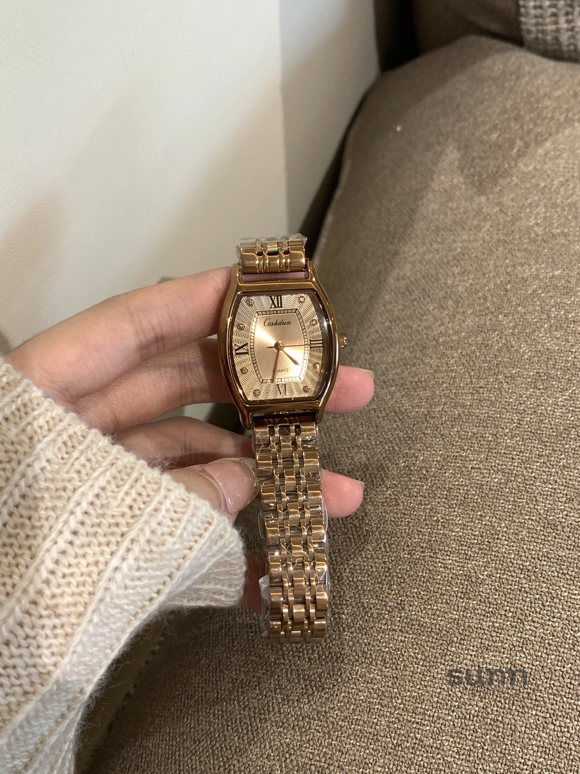 Evangeline Minimalist Square Watch