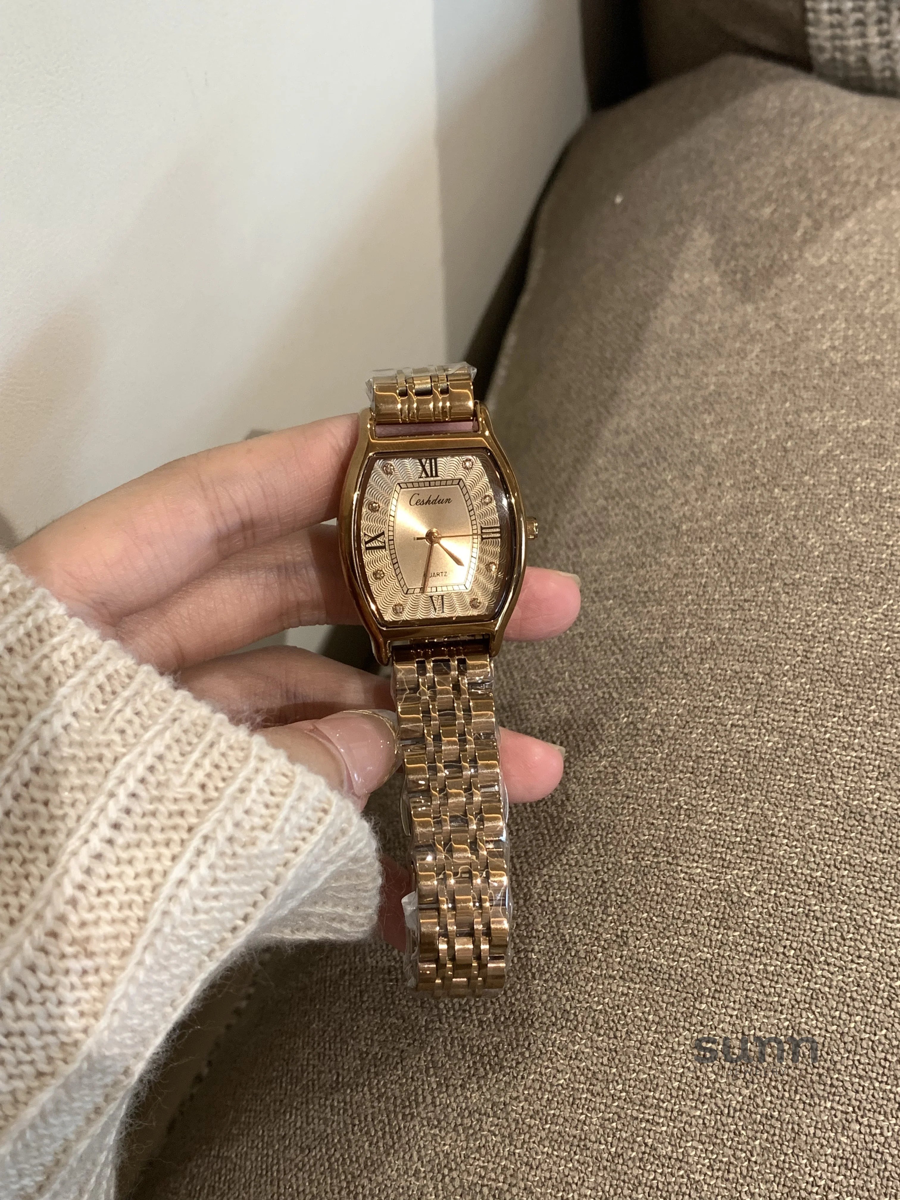 Evangeline Minimalist Square Watch