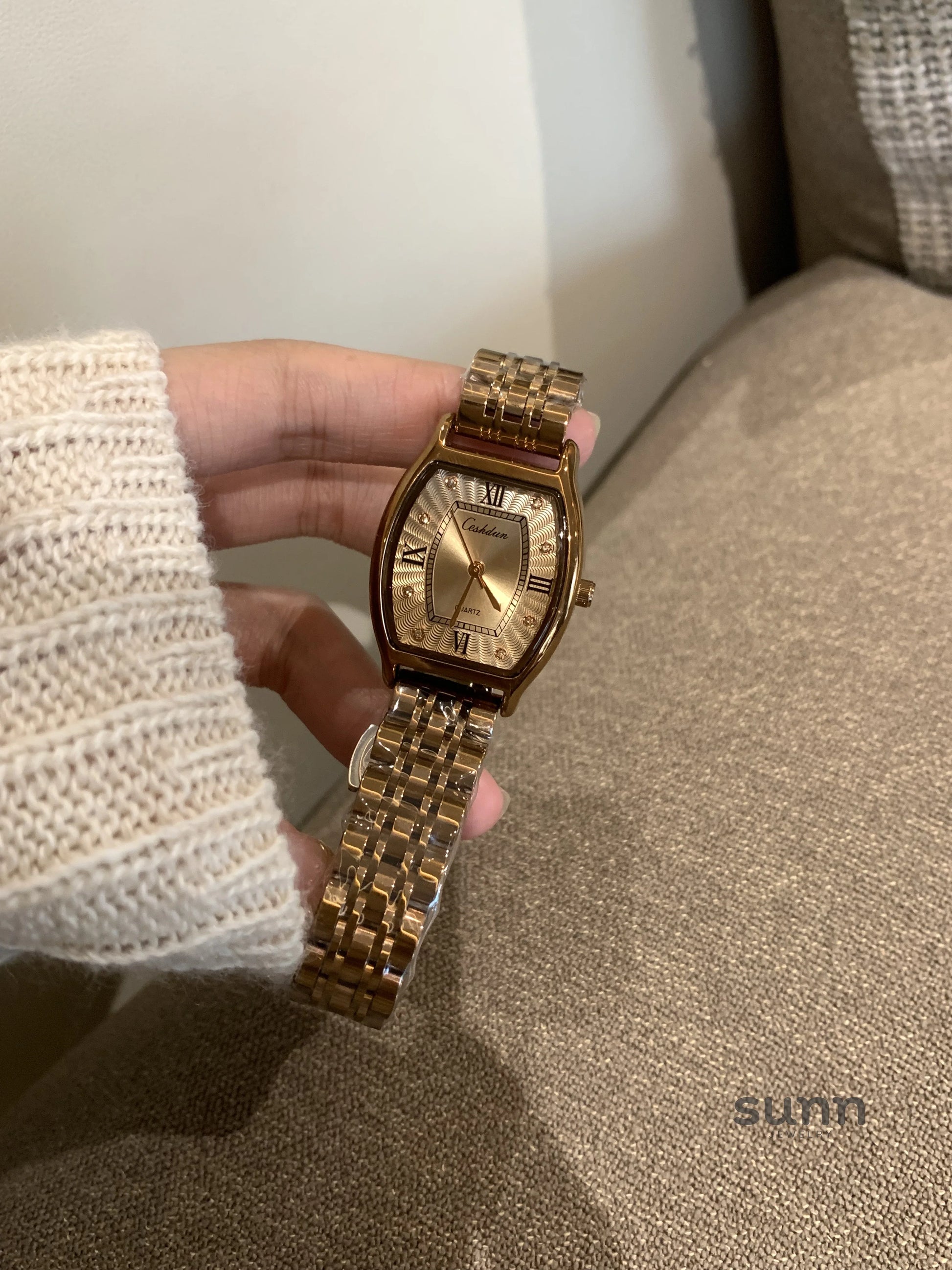 Evangeline Minimalist Square Watch