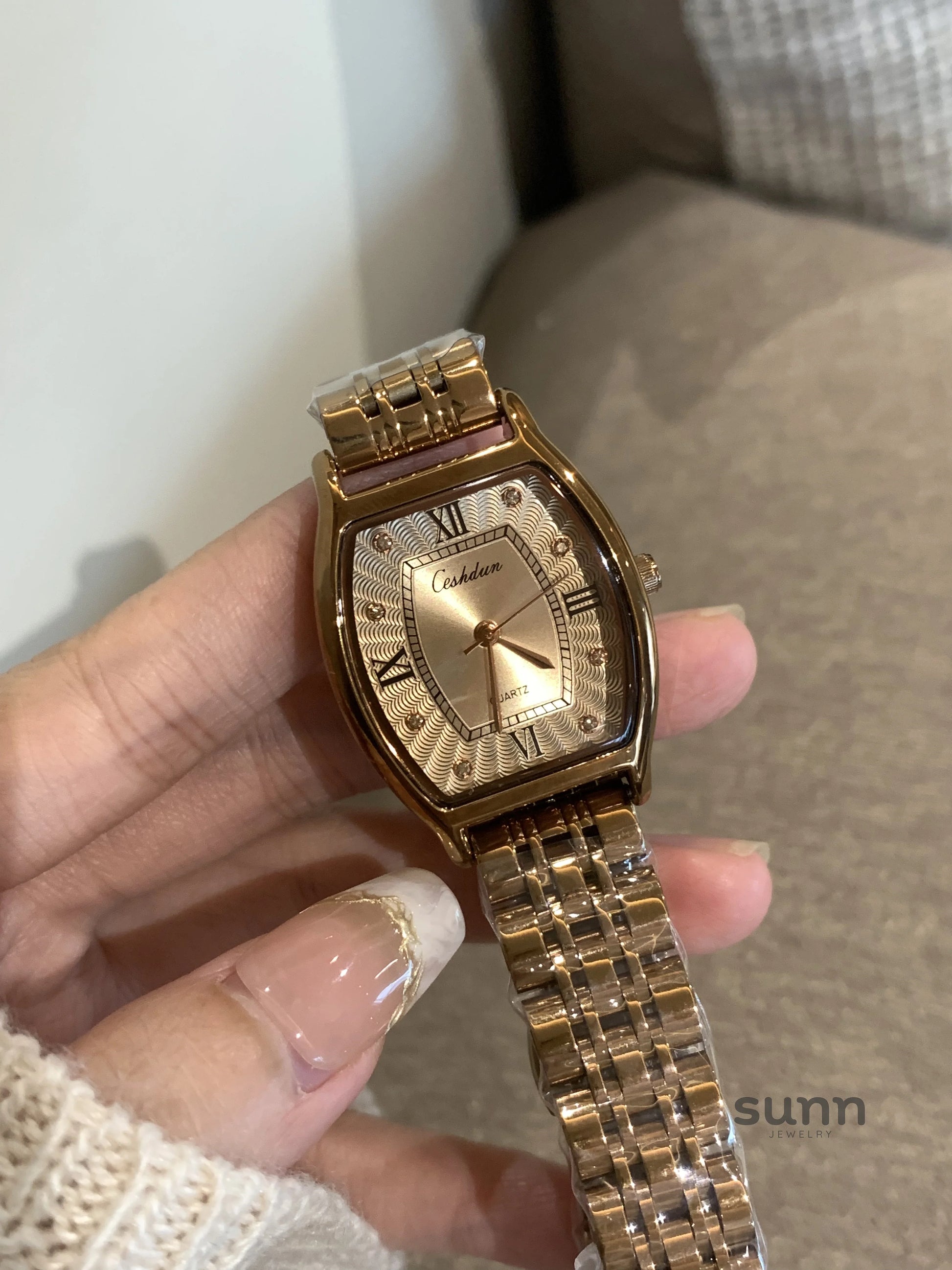 Evangeline Minimalist Square Watch